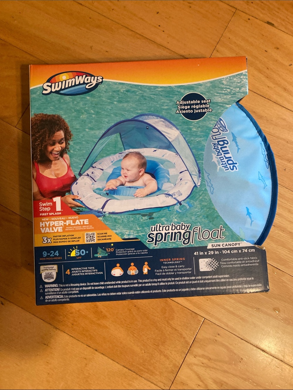 Swimways baby float brand new 9-14 months
